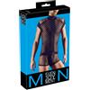 Svenjoyment Body in rete da uomo Svenjoyment con spalline nere e cerniera 2XL