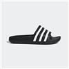 adidas CIABATTE ADIDAS ADILETTE AQUA F35556 NERO BLACK GOMMA MARE PISCINA UOMO DONNA