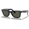 Ray-Ban Ray Ban 2140 Wayfarer 54 901/58 Occhiali Sole Nero/Verde G-15 Polarizzato