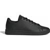 adidas SCARPE ADIDAS ADVANTAGE EF0212 NERO BLACK stile stan smith BAMBINO DONNA PELLE