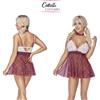 Cottelli Collection Sexy Mini Costume da Scolaretta con Gonna Corta e Top in Pizzo Cottelli Costumes