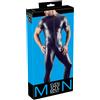 Svenjoyment Tuta lunga lucida da uomo Svenjoyment con cerniere, nera, taglia M