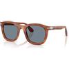 Persol 3395S 52 96/56 Occhiali da Sole Terra di Siena/Blu