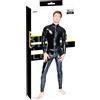 Black Level Tuta lunga da uomo nera con cerniera Black Level L