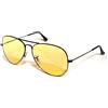 Ray-Ban Ray Ban 3025 58 Aviator Remix Occhiali da Sole Nero/Giallo
