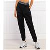 Calvin Klein Pantaloni della tuta neri da donna Calvin Klein con logo, taglia XS.