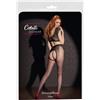 Cottelli Legwear Cottelli CURVES Collant neri con cavallo aperto e cucitura rossa 5