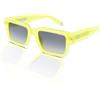 Police Lewis Hamilton 32 SPLE14/E Occhiali Da Sole Uomo 01KC Giallo/Smoke Grad