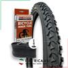 DEESTONE KIT COPERTONE E CAMERA D'ARIA BICI 24 X 1.90 47 507 MTB VALVOLA ITALIA DEESTONE