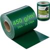 Workinghouse Telo Frangivista PVC 450g/m² 35m Verde Per recinzione giardino RAL