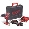 TRAPANO AVVITATORE A PERCUSSIONE COMPATTO M18 CBLPD-422C MANEGGEVOLE 165 MM PER