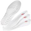 SULPO Solette rialzate 1,5/2,5/3,5 cm per scarpe da uomo e donna soletta bianche