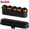 Kodak 35mm Film Case Storage Box Contenitore Organizer Contiene 5 Rotoli NERO