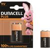 DURACELL Pila transistor alcalina plus 100 9 volt (mn1604) - Conf. 10 BL
