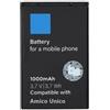 Compatibile Brondi Batterie perfettamente compatibile per Brondi Amico Unico 1000 Mah