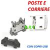 CONNETTORE DI RICARICA USB PER GARMIN EDGE 1000-1030-520-820 E ZUMO ECC 5 PIN