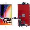 Apple Display LCD touchscreen digitalizzatore per iPhone 8 Plus bianco