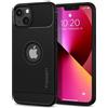Spigen Custodia Spigen Rugged Armor nera opaca per iPhone 13
