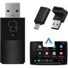 TRADEBIT Adattatore mini USB wireless TB-NANO per Carplay / Android Auto per auto