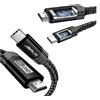 JSAUX Cavo adattatore JSAUX da USB-C 3.1 TIPO C a HDMI 4K MHL per TV da 300 cm, lunghe