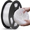 FILAMENTO TPU 1,75 MM FLESSIBILE MORBIDO BIANCO LATTE 1KG 95A PER STAMPA 3D