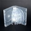 OEM 5 Custodie DVD Box 12 Posti + 5 Inserti 39mm per CD/DVD Clear Lucido 555382SCQ