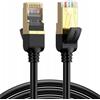 Ugreen Cavo di rete Ethernet UGREEN NW107 RJ45 rotondo, Cat.7, STP, 15 m (nero)