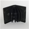 OEM 5 Custodie DVD Box 10 Posti + 4 Inserti 33mm per CD/DVD Nero 555381
