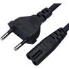 6x Cavo Alimentazione 2 Pin 1.5m EU Spina C7 BIPOLARE Stampante per PS4 Xbox PC
