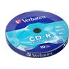 Verbatim 10 CD-R Verbatim Extra Protection 700MB 52X 80Min Spindle Wrap 43725