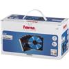 HAMA Custodie CD Slim Case SINGOLE Trasparenti Tray Nero, confez. 50pz - H51269