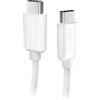 SBS Kabel SBS TECABLETISSUETCCG USB-C - USB-C 1,5m 60W im Geflecht - grau