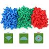 La Farah 150pcs 90/180/360 Gradi Micro Spruzzatore Rifrazione Automatizzazione Spruzzatore Ugello Sistema di Irrigazione Giardino Prato Piante Irrigazione Acqua Sprinkler