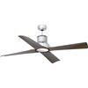 Faro Barcelona Ventilatore Da Soffitto Winche Faro Barcelona Con Telecomando Cromato 130 Cm