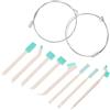 Sky Blue Reusable Ice Maker Cleaning Brush Kit with Gap Cleaner