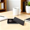 Rectangular Black Watch Display Box Paper Material Stylish Watch Storage Case