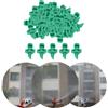 50 Pz Micro Acqua Nebulizzazione Ugello Spruzzatore Irrigazione 180 Gradi Verde