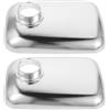 Aluminum Alloy Meat Grinder Attachment Tray Easy Install Silver