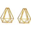 Confezione Da 2 Plafoniere A Sospensione Diamond Loft In Filo Metallico Con