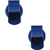 Durable Blue Plastic Grain Bin Outlet for Household Grain Storage
