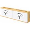 Scatola porta router ventilata da parete Scatola porta router decorativa con