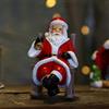 Sedia a Dondolo Ornamento per Bambole di Babbo Natale Divertenti Bambole Sedute