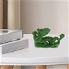 Figurina di drago cinese intaglio in legno Decorazione Fengshui Scultura da