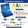 Calendario Dell'Avvento 2023 Set Da Pesca Pescatore Ami Da Pesca per Padri
