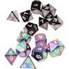 Set Di Dadi In Lega Di Zinco D4 D6 D8 D10 D12 D20 Die Poliedrica TRPG Per D&D