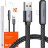 Mcdodo Cavo piatto USB Lightning angolato MCDODO 36W per iPhone 12 13 14 nero 2 m