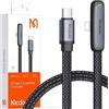 Mcdodo Cavo piatto angolato USB-C Lightning MCDODO 36W per iPhone 12 13 14, nero, 2 m
