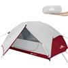 Forceatt Tenda campeggio impermeabile antivento 2-3 persone leggera facile da installa...