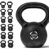 MONSTERSHOP Kettlebell 10kg in ghisa con manico comodo e base stabile.