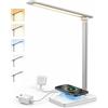 Purpurio Lampada da Scrivania a Led con Ricarica Wireless Qi 50 Modalità 5